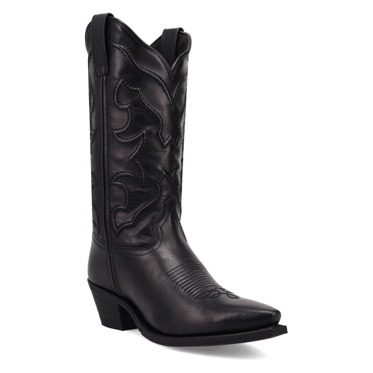 reva wide calf leather boot 45 degree angle