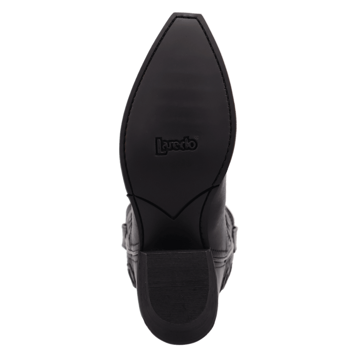 reva wide calf leather boot outsole angle