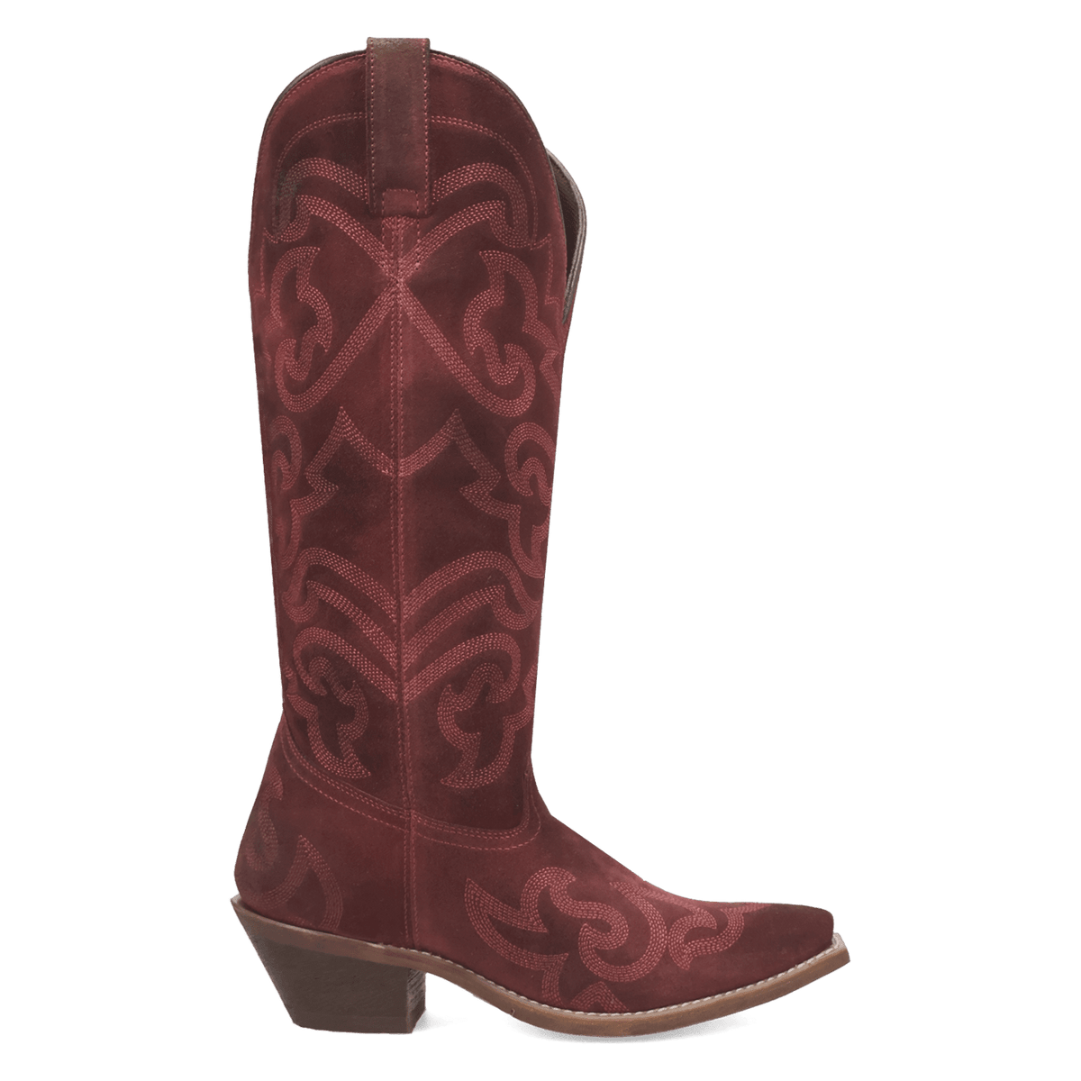 sierra rose suede boot 90 degree inside angle