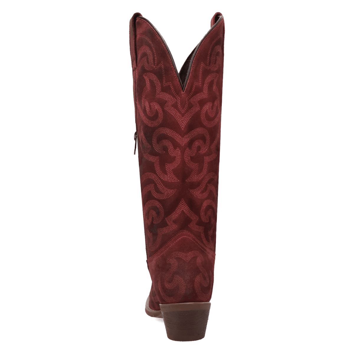 sierra rose suede boot 180 degree back angle