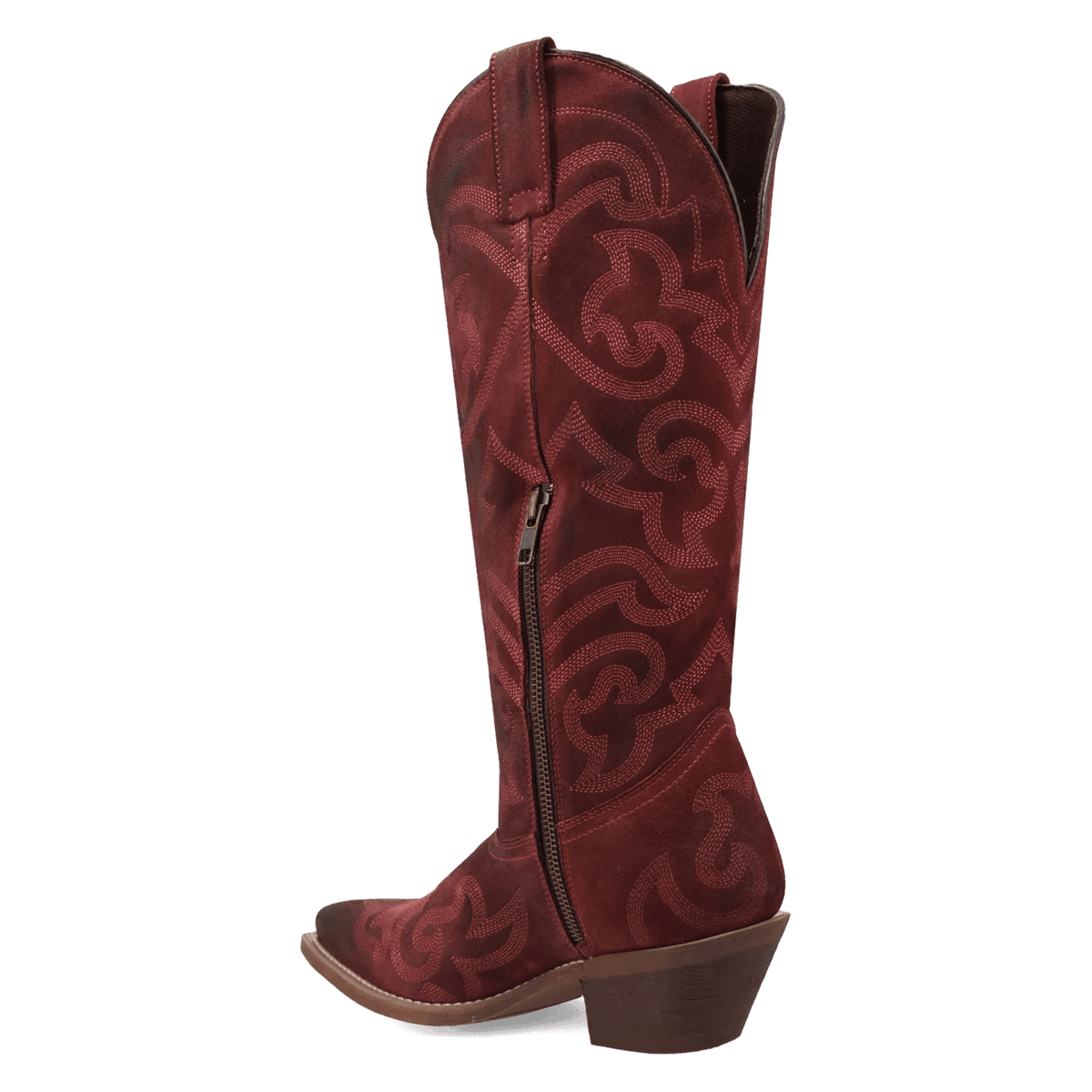 sierra rose suede boot 270 degree angle
