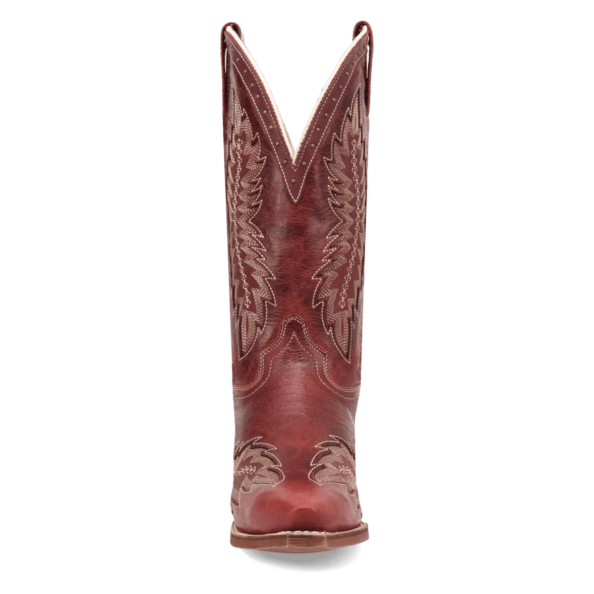 coyote creek leather boot front angle