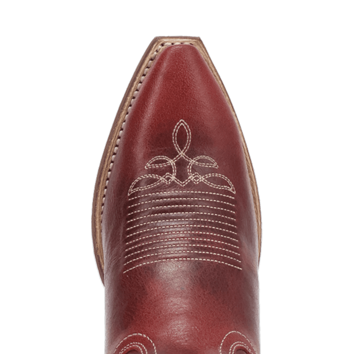 serenade leather boot toe angle