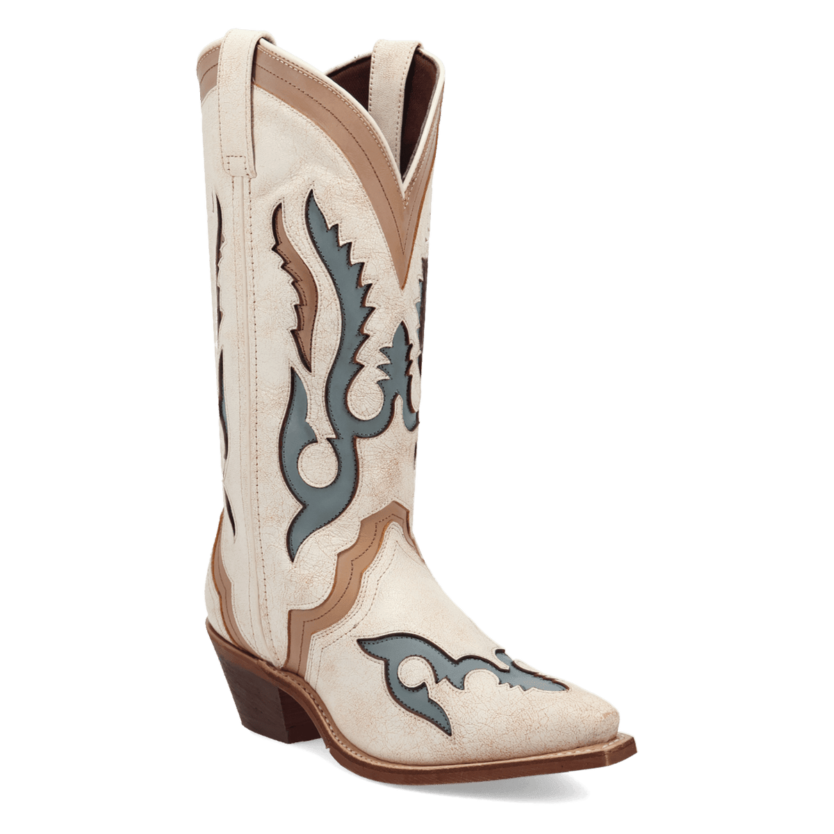 honky-tonk halo leather boot 45 degree angle