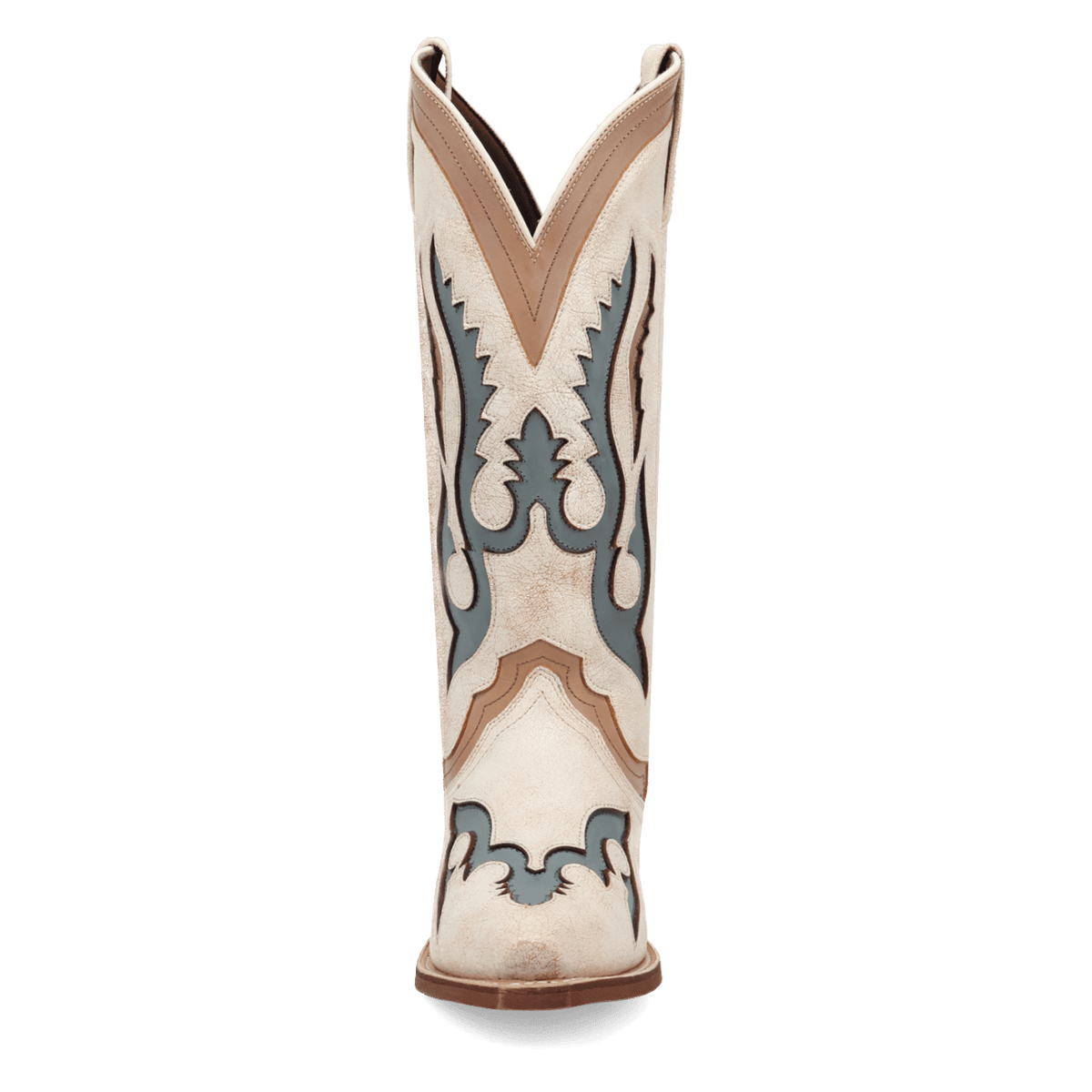 honky-tonk halo leather boot front angle