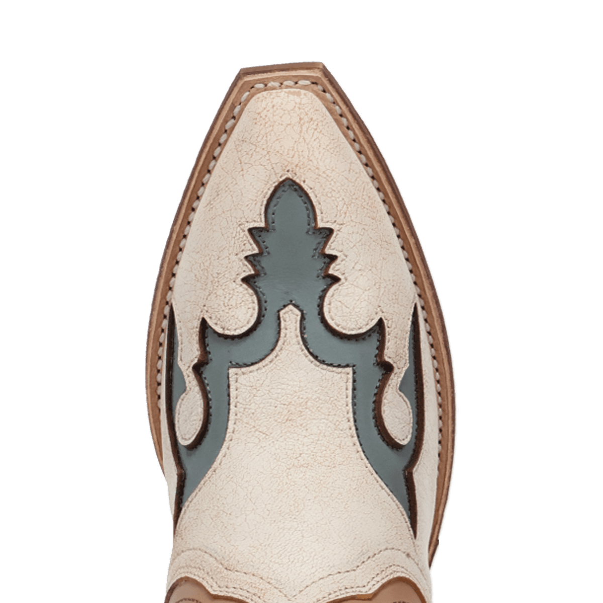 honky-tonk halo leather boot toe angle