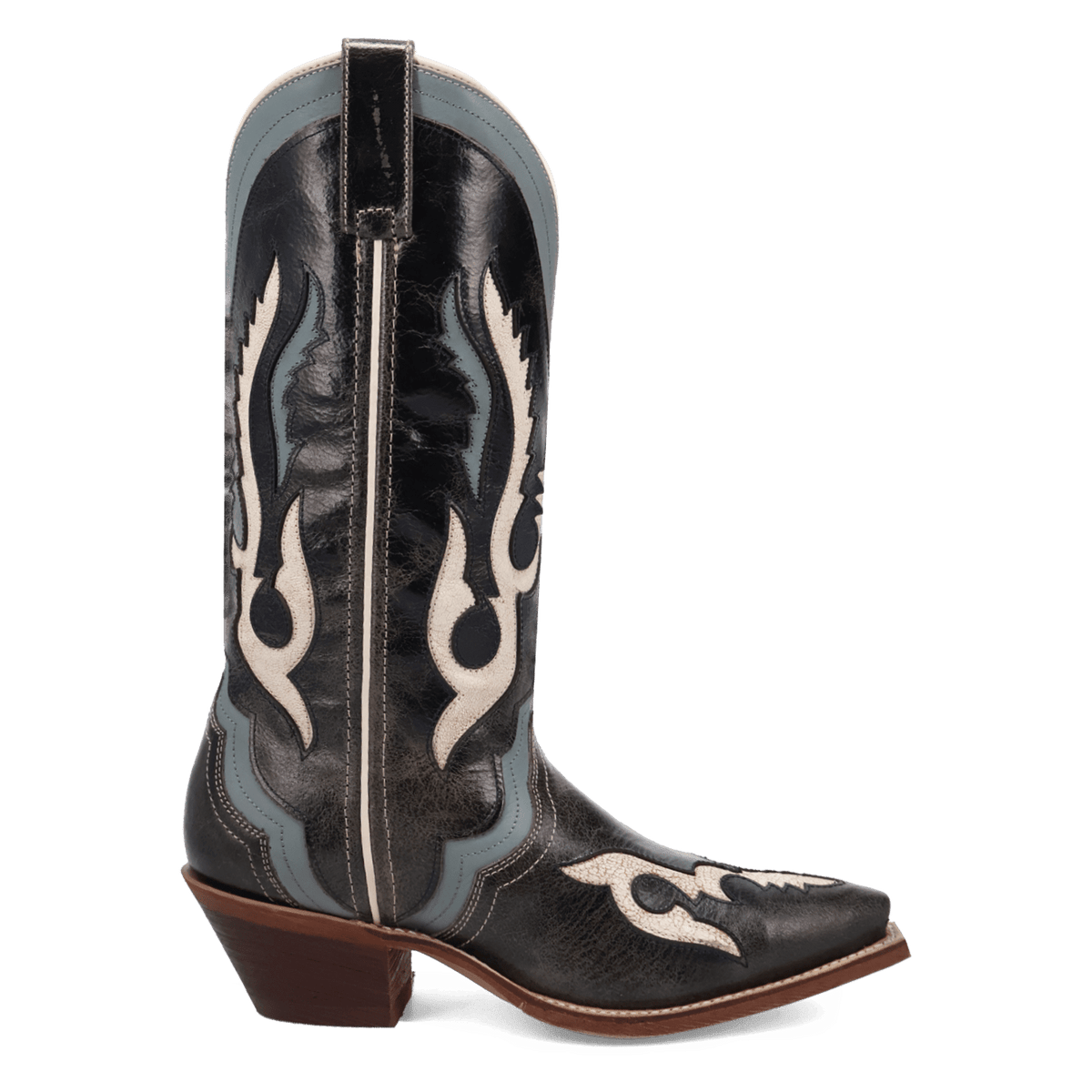 honky-tonk halo leather boot 90 degree inside angle