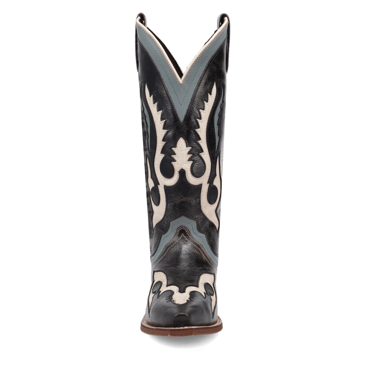 honky-tonk halo leather boot front angle