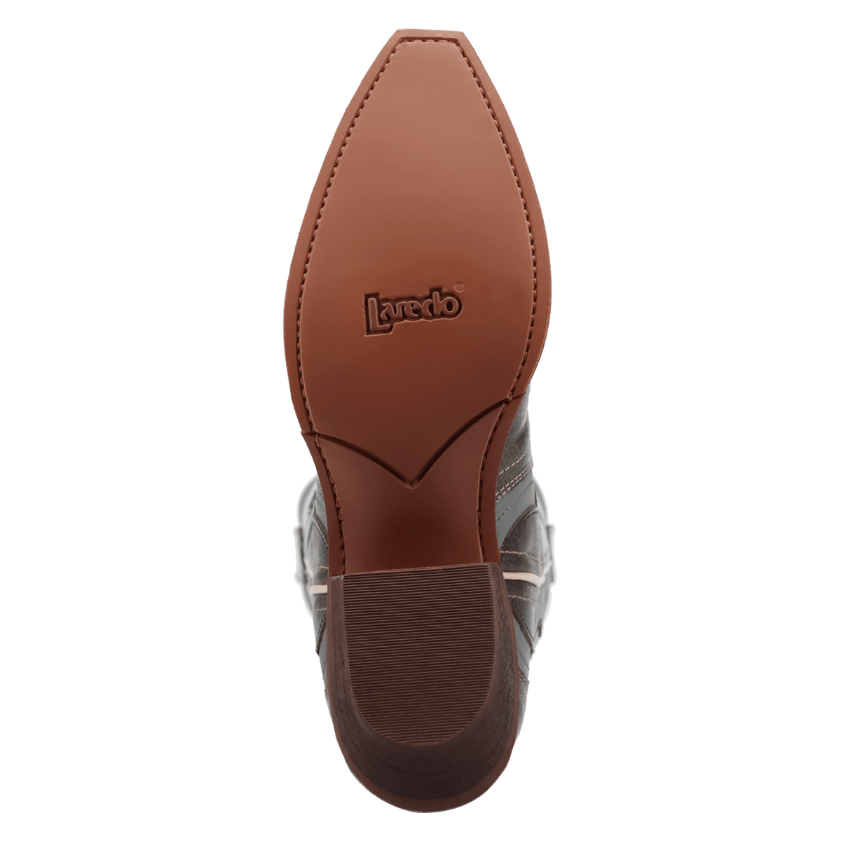 honky-tonk halo leather boot outsole angle