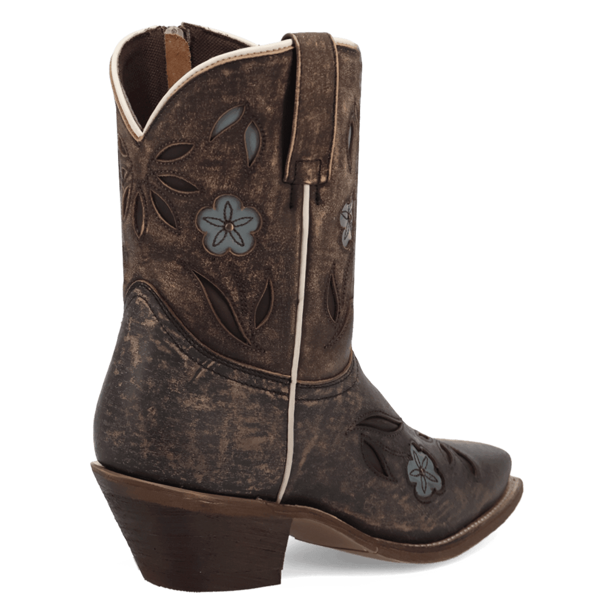 wild petal leather bootie 315 degree angle