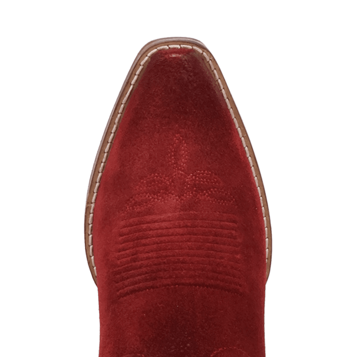 whitley suede leather bootie toe angle