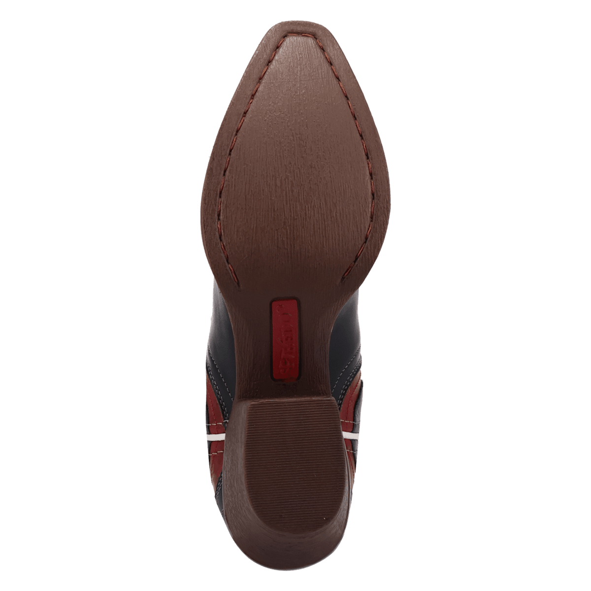 wrenly leather bootie outsole angle