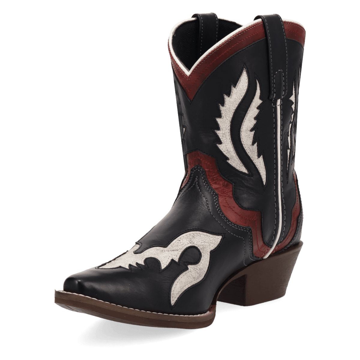 wrenly leather bootie 225 degree angle