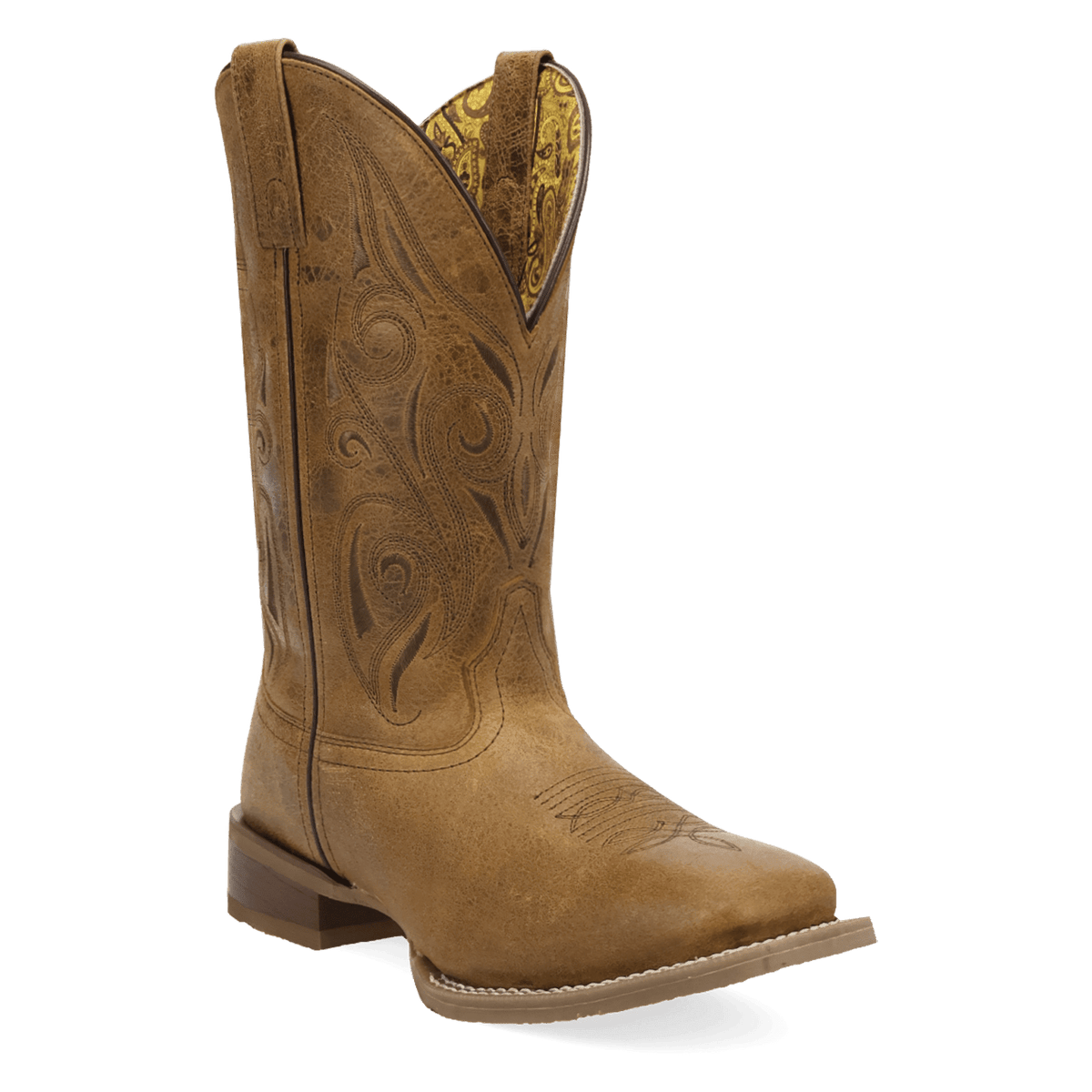 emberlynn leather boot 45 degree angle