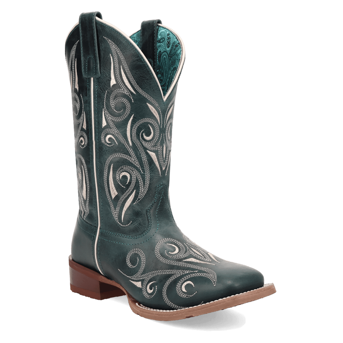 spurred leather boot 45 degree angle