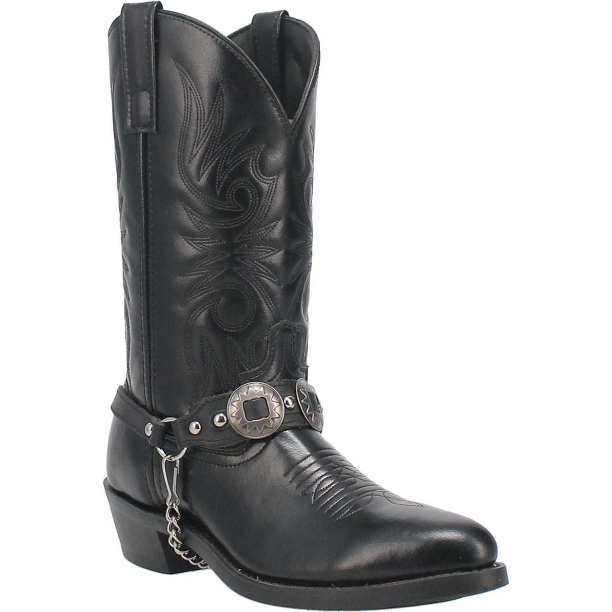 BLACK PEWTER CONCHO STRAP Cover