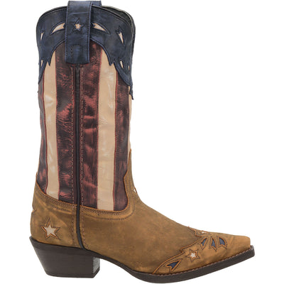 KEYES STARS AND STRIPES LEATHER BOOT Preview #2