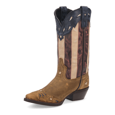 KEYES STARS AND STRIPES LEATHER BOOT Preview #15