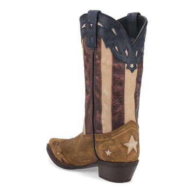 KEYES STARS AND STRIPES LEATHER BOOT Preview #16