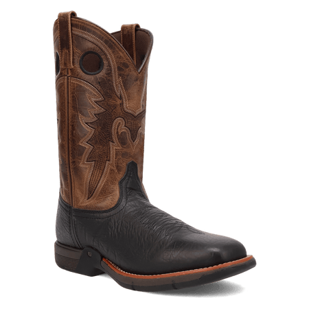 Bottes Laredo Paris en cuir noir à bout R pour hommes Bottes Laredo Paris en cuir noir à bout R pour hommes