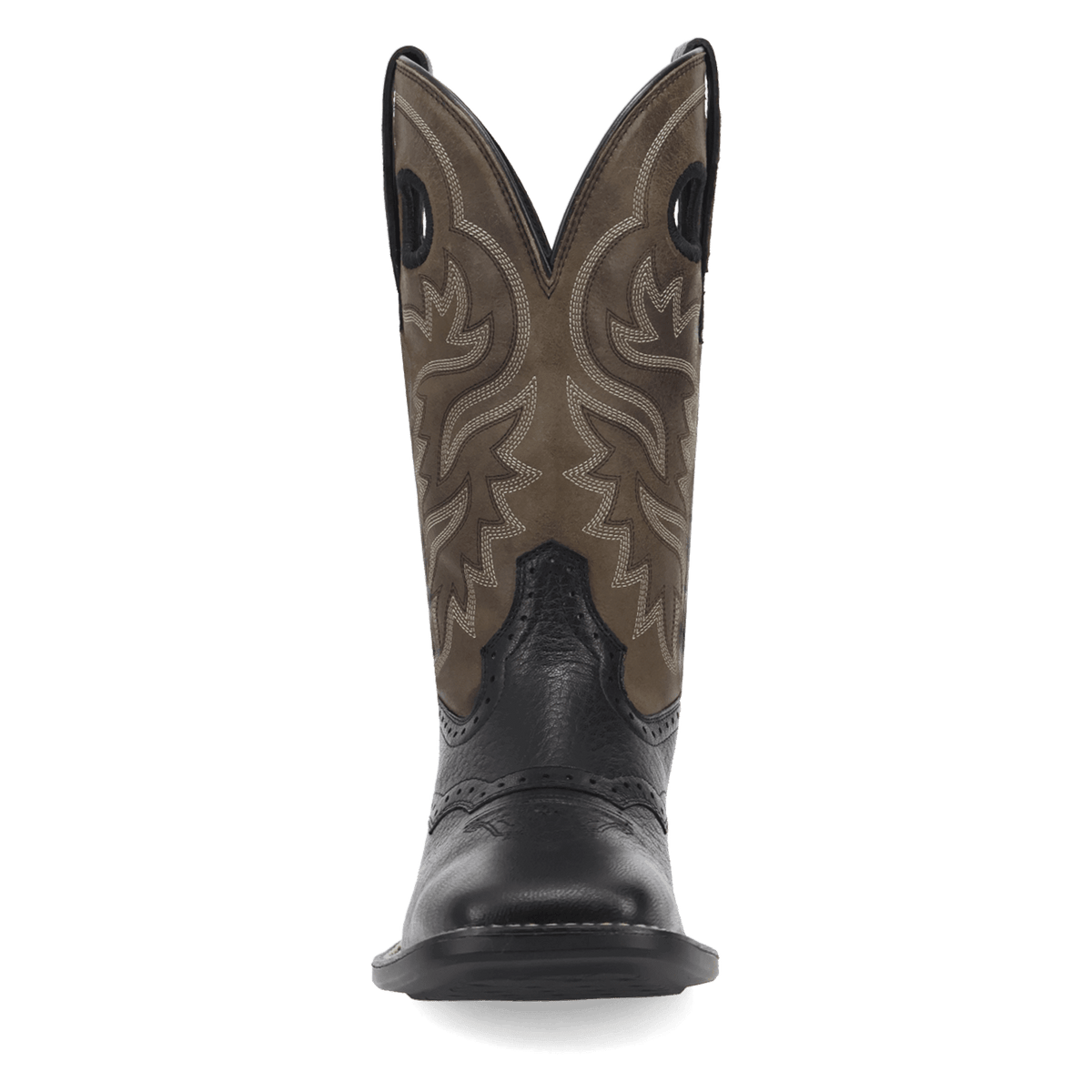 burnham leather boot front angle